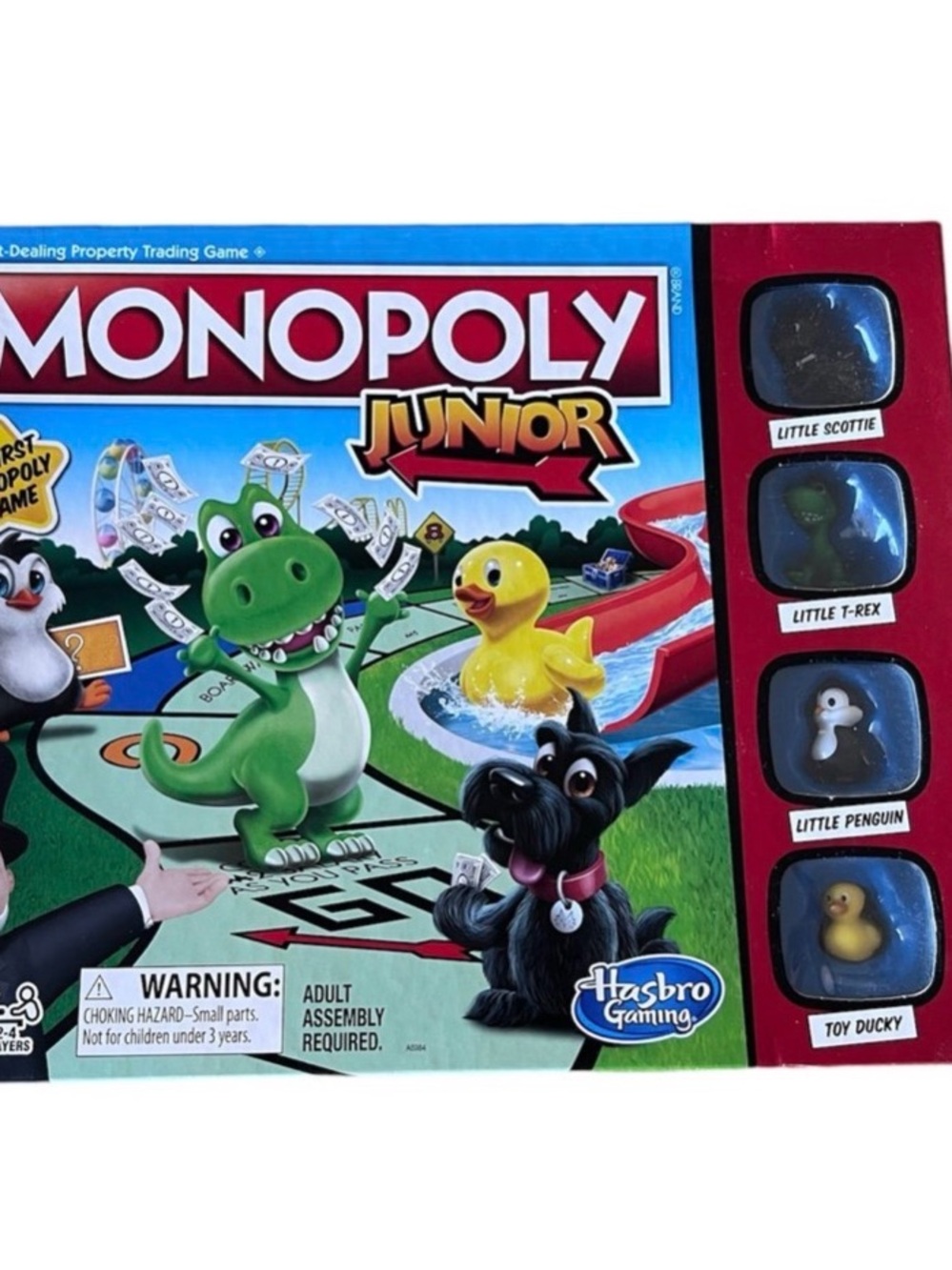 NEW Monopoly Junior Kids Board Game by Hasbro- Learn Educational